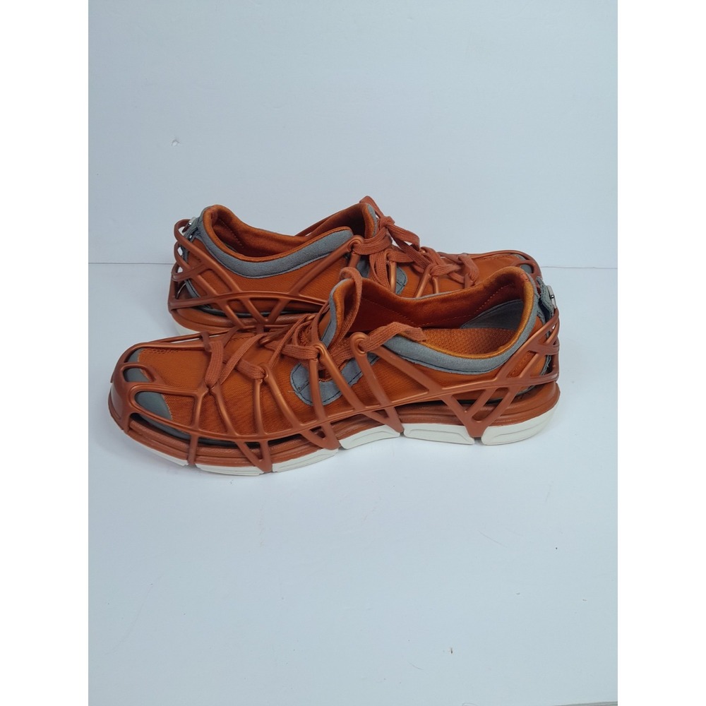 RARE Li Ning The Mix Caged Running Shoes Men's 8 Copper Tan Brown Vtg - Picture 8 of 9